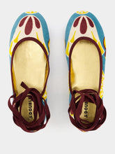 La DoubleJ Dendera Light Blue Winter Ballerina Flats