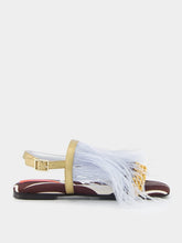 La DoubleJ Feather Sandals