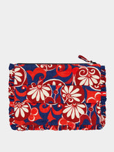 La DoubleJ Floral-Print Hand Pochette Clutch Bag