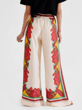 La DoubleJ Floral-Print Palazzo Trousers