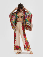 La DoubleJ Floral-Print Palazzo Trousers