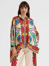 La DoubleJ Foulard Asymmetric Silk Shirt