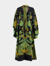 La DoubleJ Magnifico Silk Twill Midi Dress