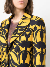 La DoubleJ Papyrus-Print Cady Wool Blazer