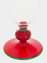 La DoubleJ Perfetto Red Murano Wine Glass