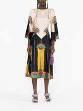 La DoubleJ Sorella Twill Silk Midi Dress