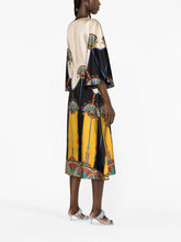 La DoubleJ Sorella Twill Silk Midi Dress