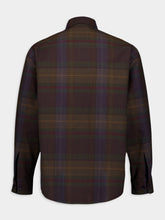 Lemaire Checked Wool Oversized Shirt