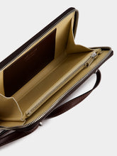 Lemaire Continental Leather Wallet With Strap