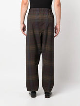 Lemaire Plaid-Check Tapered Wool Trousers