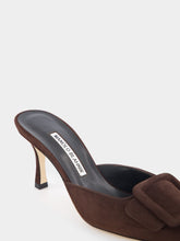 Manolo Blahnik 70mm Buckle-Detail Pointed Mules