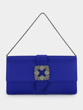Manolo Blahnik Capri Satin Clutch