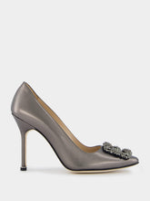 Manolo Blahnik Hangisi 105mm Leather Pumps