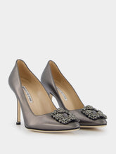 Manolo Blahnik Hangisi 105mm Leather Pumps