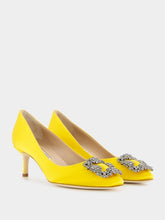 Manolo Blahnik Hangisi 50 Satin Pumps