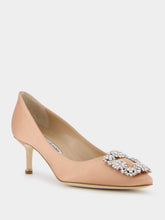Manolo Blahnik Hangisi 50mm Satin Pumps