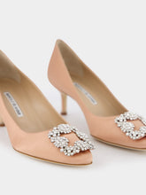Manolo Blahnik Hangisi 50mm Satin Pumps