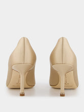 Manolo Blahnik Hangisi 70mm Champagne Jewel Buckle Pumps