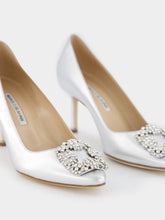 Manolo Blahnik Hangisi 70mm Leather Pumps
