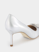 Manolo Blahnik Hangisi 70mm Leather Pumps