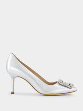 Manolo Blahnik Hangisi 70mm Leather Pumps