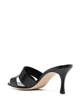 Manolo Blahnik Leather Mules