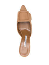 Manolo Blahnik Suede Mules