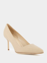 Manolo Blahnik Tora 70mm Leather Pumps