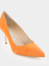 Manolo Blahnik Tora 70mm Suede Pumps