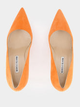 Manolo Blahnik Tora 70mm Suede Pumps