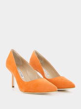 Manolo Blahnik Tora 70mm Suede Pumps