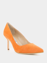 Manolo Blahnik Tora 70mm Suede Pumps