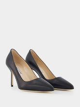 Manolo Blahnik Tora 90mm Leather Pumps