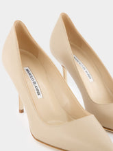 Manolo Blahnik Tora 90mm Leather Pumps