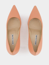Manolo Blahnik Tora 90mm Leather Pumps