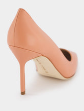 Manolo Blahnik Tora 90mm Leather Pumps