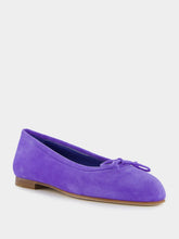 Manolo Blahnik Veralli Flat Suede Ballerinas