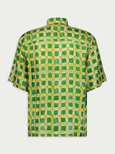 Marni Checked Short-Sleeve Silk Shirt