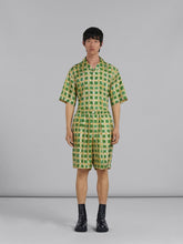 Marni Checked Silk Bermuda Shorts