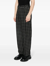Marni Checked Tapered Cotton Trousers