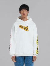 Marni Cotton Hoodie With Graffiti Prints