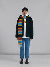 Marni Striped Brushed Alpaca Scarf
