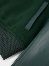 Marni Wool Felt Bomber With Leather Sleeves