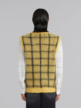 Marni Yellow Checked Mohair Vest