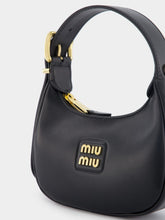 Miu Miu Black Leather Hobo Bag