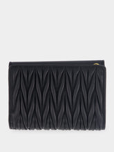 Miu Miu Logo-Lettering Matelassé Wallet