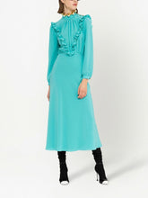 Miu Miu Long Crepe de Chine Dress