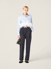 Miu Miu Pinstripe Wool Trousers