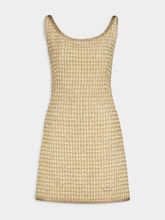 Miu Miu Sleeveless Check Mini Dress