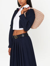 Miu Miu Wander Matelassé Beige Shoulder Bag